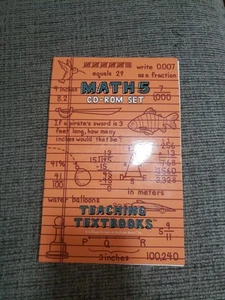 Teaching Textbooks Math 5 CD-ROM Set - Very Good - Homeschooling Greg Sabouri - Picture 1 of 3