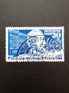 BRD Bund 116 75 Jahre Weltpostverein Heinrich von Stephan 1949 gestempelt 48€ - Bild 1 von 2