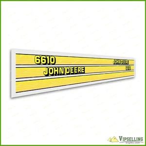 6610 Traktor 10er Motorhaube laminierte Streifen Aufkleber Sticker Traktor Teil - Bild 1 von 2