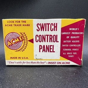 ACME #498 Switch Control Panel Vintage NIB - Picture 1 of 9
