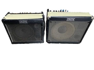Crate Battery Amplifier Limo TX 50D Vocal and Guitar channels # 2 Units Included - Picture 1 of 6