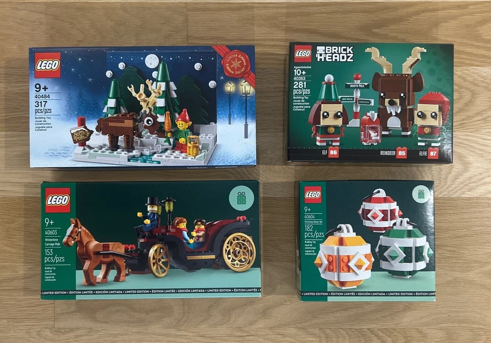 LEGO 40603 Wintertime Carriage Ride VIP 2023 GWP Retired Limited NISB