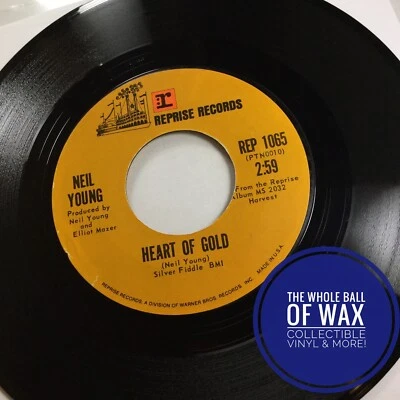 Neil Young - Heart Of Gold / Sugar Mountain 45 - Image 1 of 4