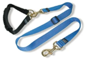 Traffic Lead w/ Rubber Handle - 6' Dog/Pet Leash - PTLBD6 - Step 1 Blue - Picture 1 of 2