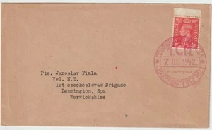 EDSROOM-5369 Great Britain Czechoslovakian Forces in England Field Post Cover - Picture 1 of 2