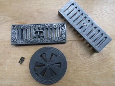 IRONMONGERY WORLD CUBIERTA ABIERTA CERRADA Rústica Vintage Estilo Antiguo Rejilla de Ventilación Pared Ventilación Ladrillo