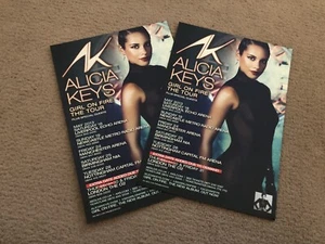 ALICIA KEYS- UK TOUR 2013- CONCERT FLYERS X 2 - Imagen 1 de 1