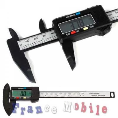 Pied à Coulisse Jauge Digital Max 150 mm Materiel Pro Plastique Caliper Measure