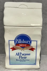 Vintage 1988 Benjamin & Medwin Inc. Pillsbury Flour Sack Advertising Cookie Jar - Picture 1 of 7