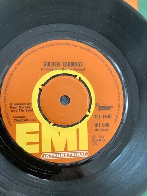The Enid.   Golden Earrings.   7” vinyl. 1977.  EMI - Image 1 of 4