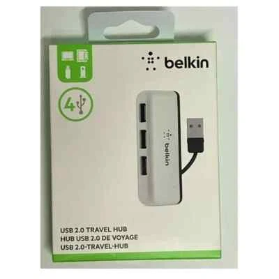Belkin USB 2.0 Travel Hub - 4 Port - New in Box - Image 1 of 3
