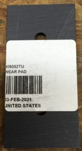 Terex 406053 Wear Pad - Picture 1 of 3