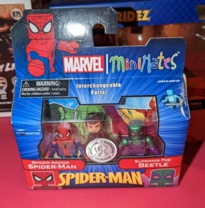 Marvel Minimates Spider-Armor Spider-Man und Superior Foe Beetle exklusives Set - Bild 1 von 7