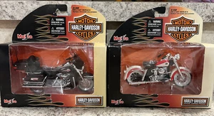 MAISTO 1/18 - Series 21  Lot Of 2 Harley Motorcycles! - Picture 1 of 4
