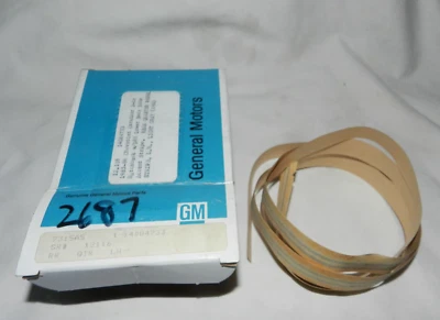 NOS GM Chevy  Cavalier 85 /86 2dr H.B. Lower body rear qtr LH  stripe 14084733 - Image 1 of 4