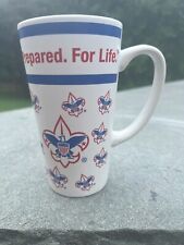 Vintage Boy Scouts Of America Coffee Mug Cup Eagle Prepared For Life Ceramic