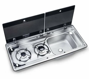 AUTOCARAVANA DOMETIC SMEV 9722 R/H FREGADERO DERECHO 2 QUEMADORES UNIDAD DE COMBINACIÓN - Imagen 1 de 1