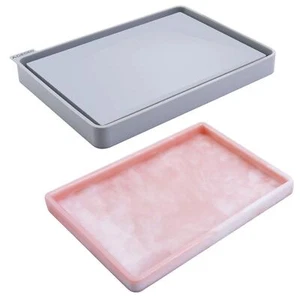 Large Resin Tray Mold for Epoxy Silicone Rolling Tray Mold 10.4"x7.4"x0.98" - Picture 1 of 7