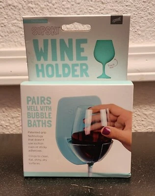 Soporte para vino Sipski espuma de mar verde burbuja baño ducha agarre adhesivo Foto 1 de 3