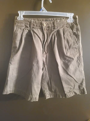 Mens St Johns Bay Dress Shorts size 32 Pleated Front Khaki - Image 1 of 4