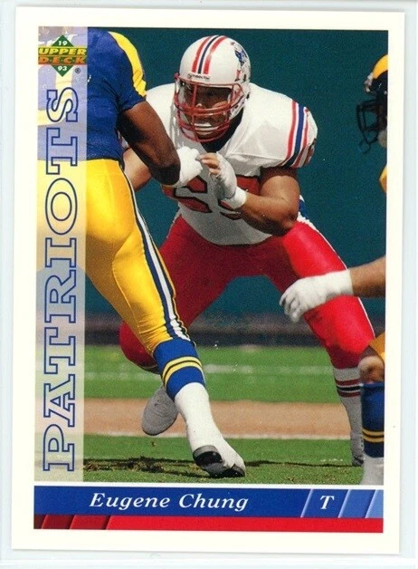 Eugene Chung 1993 Upper Deck #302 New England Patriots - Image 1 of 1