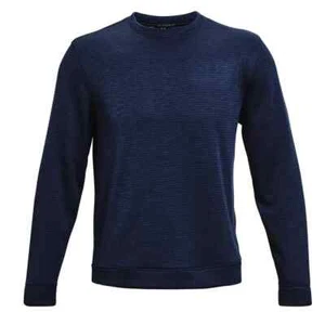Under Armour Storm Crew Sweater Fleece Golf Top Navy Small RRP £60 Code 5510 - Picture 1 of 3