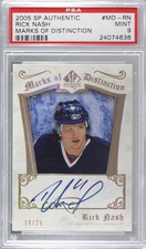 2005-06 SP Authentic Marks of Distinction /25 Rick Nash #MD-RN PSA 9 MINT Auto