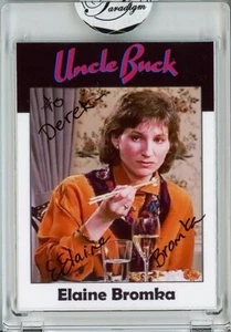 -UNCLE BUCK- Tarjeta coleccionable de película firmada/autógrafa/certificada por Elaine Bromka - Imagen 1 de 2
