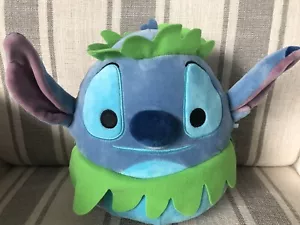 Squishmallow Kellytoy Plush Disney Lilo & Stitch Hula Grass Skirt 8" EUC - Picture 1 of 4
