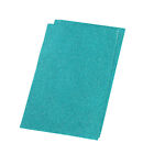 Glitter EVA Foam Sheets Soft Paper Self-Adhesive 11.8 x 7.8 Inch Light Blue 2Pcs