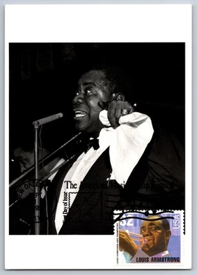 #2982 Louis Armstrong FDC Maxi Card w/Pictorial Cancel - Image 1 of 2