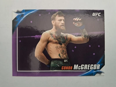 2019 Topps UFC Knockout CONOR MCGREGOR PURPLE /25 CHAMPION - Image 1 of 2