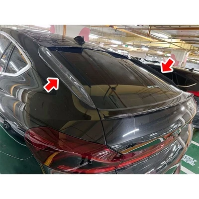 Carbon Fiber Fits BMW G06 X6 5DR SUV Rear Window Side Fins Spoiler 20-24 Foto 1 de 4