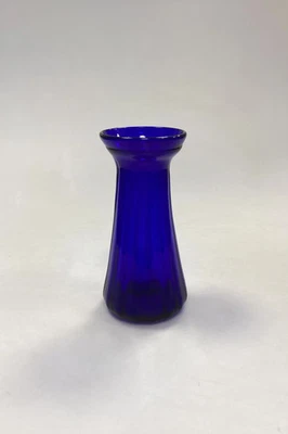 Kobaltblaue Blumenzwiebelvase Holmegaard / Kastrup / Fyens Glasvaerk - Bild 1 von 4