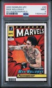 PSA 9 2022 Donruss UFC - Octagon Marvels Max Holloway #20 - Bild 1 von 2