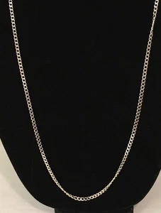 Catena cubana vintage in argento sterling 28" Made in Italy peso 12,8 grammi - Foto 1 di 10