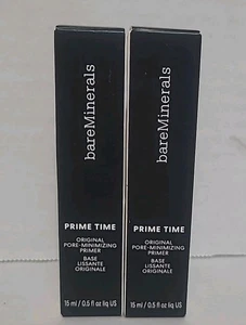 2er-Pack Bare Minerals Prime Time Original Porenminimierende Grundierung 0,5 flüssige Unzen Neu im Karton - Bild 1 von 2