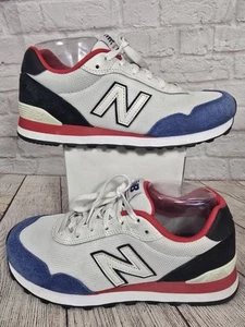 Herren New Balance 515v3 weiß rot blau sportlich Freizeit Turnschuhe Schuhe Größe 7,5 D - Bild 1 von 11