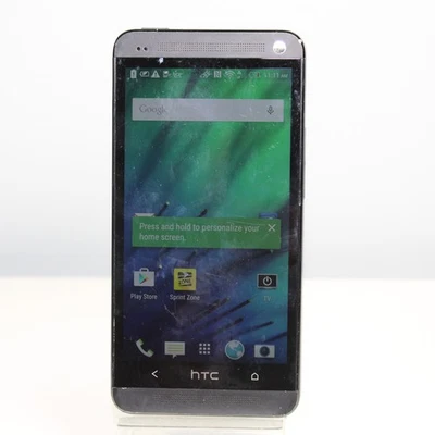WiFi Phone HTC One M7 Sprint 4G LTE Black 32GB Great For Surfing The Web - Image 1 of 3