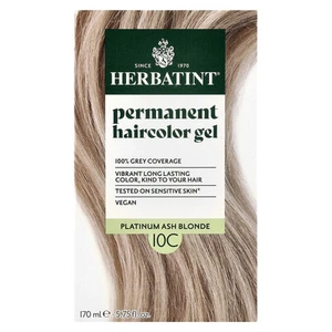 Permanent Haircolor Gel, 10C, Platinum Ash Blonde, 5.75 fl oz (170 ml) - Picture 1 of 3