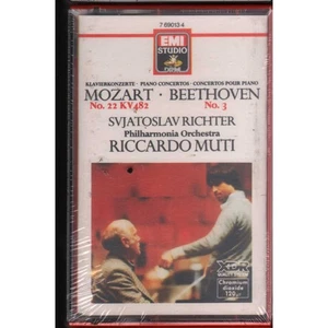 Mozart, Beethoven MC7 Piano Concertos No. 22 KV 482, No. 3 EMI – EG7690134 Sigil - Imagen 1 de 2