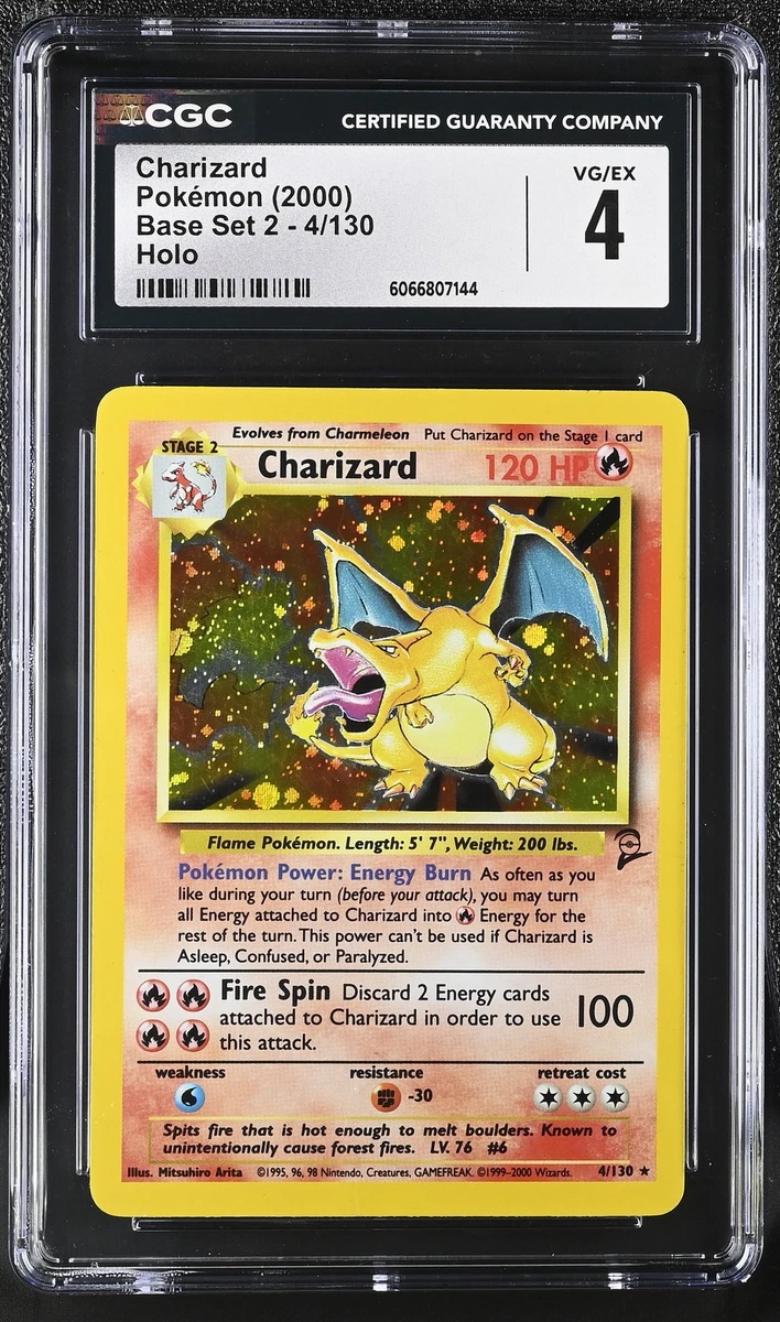Pokémon TCG Grade 4 Charizard Individual Collectible Card Game