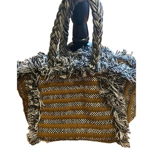 Anthropologie Gabi Fringed HandBag - Picture 1 of 6