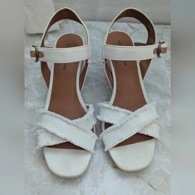 Zapatos de cuña para mujer Lucky Brand talla 9,5 M Foto 1 de 4