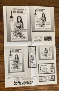 Legend of Lady Blue (1978) RARE & VINTAGE Ad Sheet Gloria Leonard - Bild 1 von 1