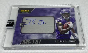 2019 20 Panini Instant IRV SMITH JR.  On Metal Auto #6/10 RC Baltimore Ravens - Picture 1 of 4