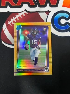 2021 Donruss GOLD HOLO Press Proof Rookie IHMIR SMITH-MARSETTE Vikings - Picture 1 of 2