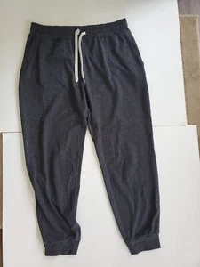 Vuori Performance Joggers Womens Small Yoga DreamKnit Charcoal Heather Gray - Picture 1 of 9