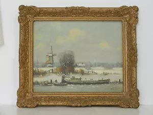 Anton Muller (Dutch, Active C.1874-1912) "Winter Landscapes" 9 1/2" x 12 1/2" - Picture 1 of 16