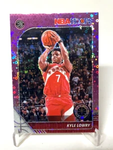 2019-20 Panini NBA Hoops Premium Stock Kyle Lowry Purple Disco Prizm #181 - Picture 1 of 4